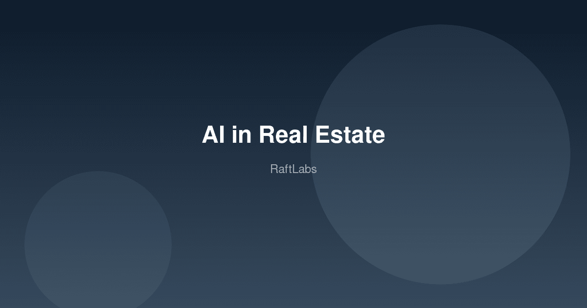 AI in Real Estate: What Agencies and PropTech Founders Actually Need
