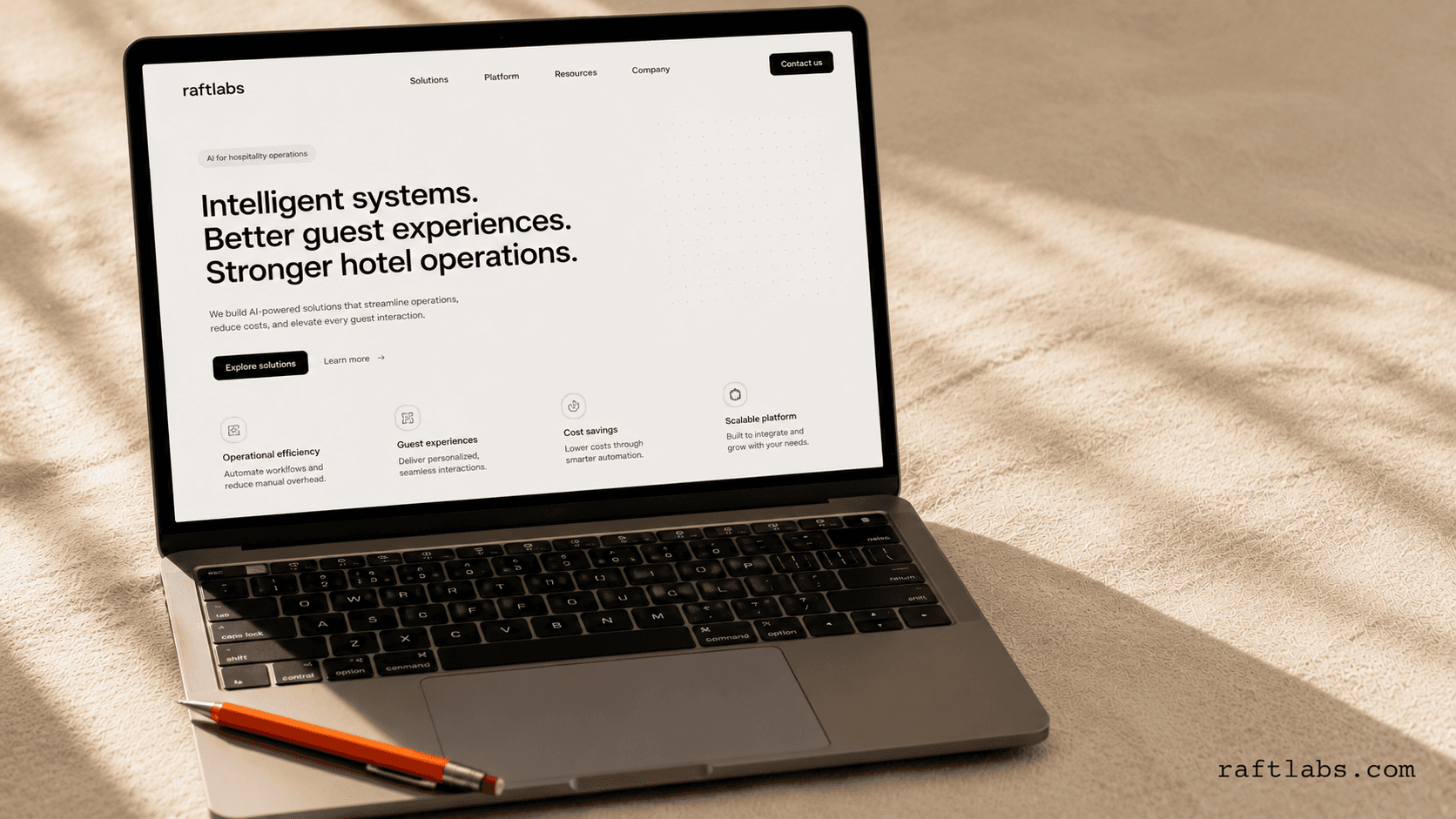 RaftLabs homepage image 