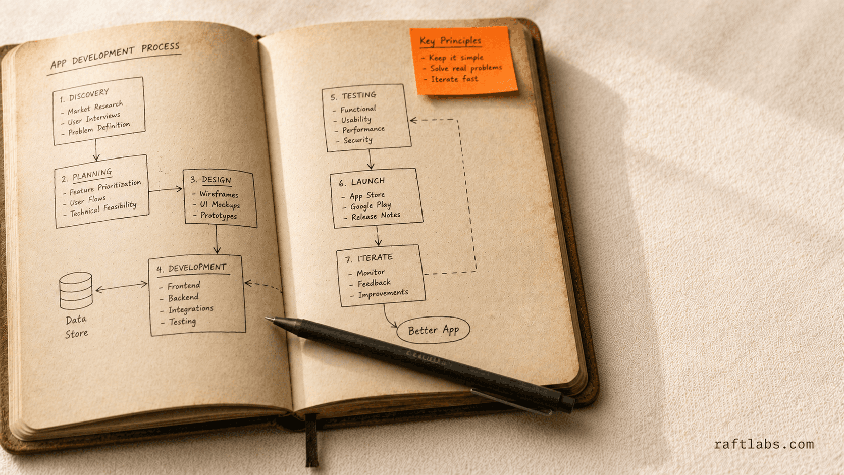 hospitality app development process