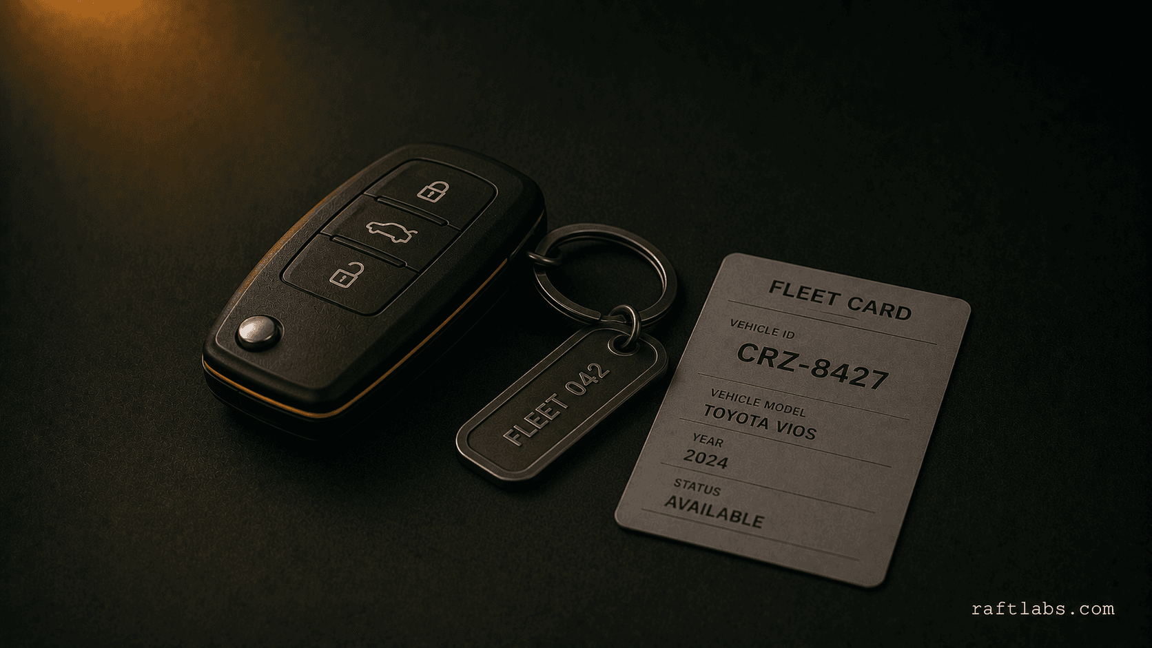 Car rental fleet management software dashboard showing vehicle availability and booking calendar