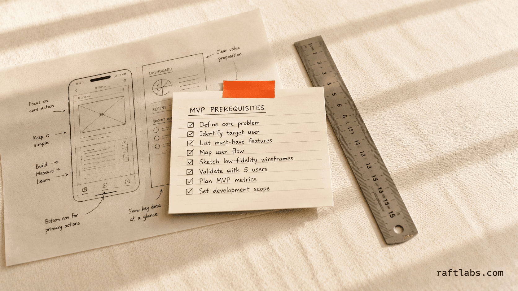 Prerequisites of mvp app development for startups