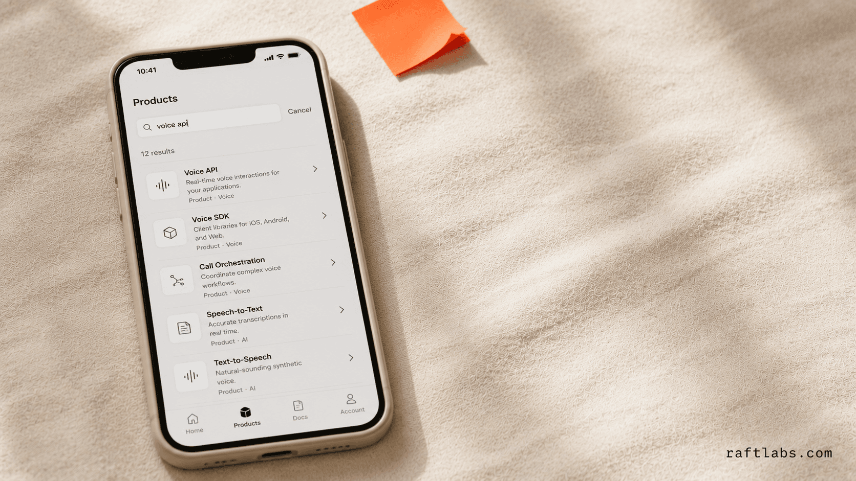 Product Search Screen