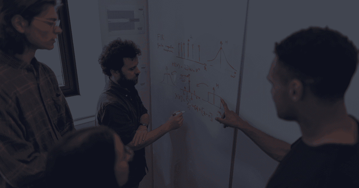 Split illustration showing agency team structure on the left and solo freelancer on the right with a product complexity gauge in the centre