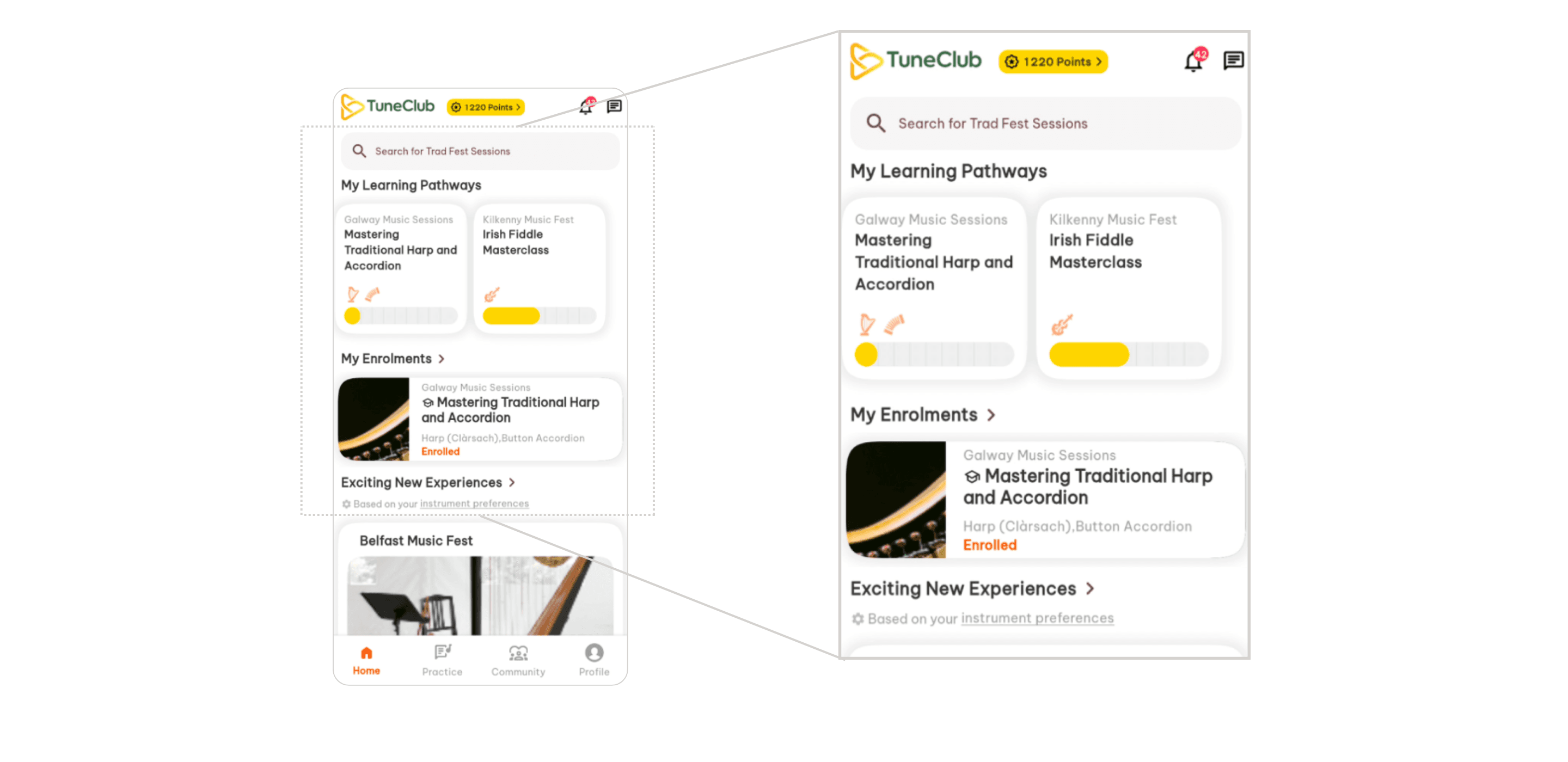 Structured learning pathways