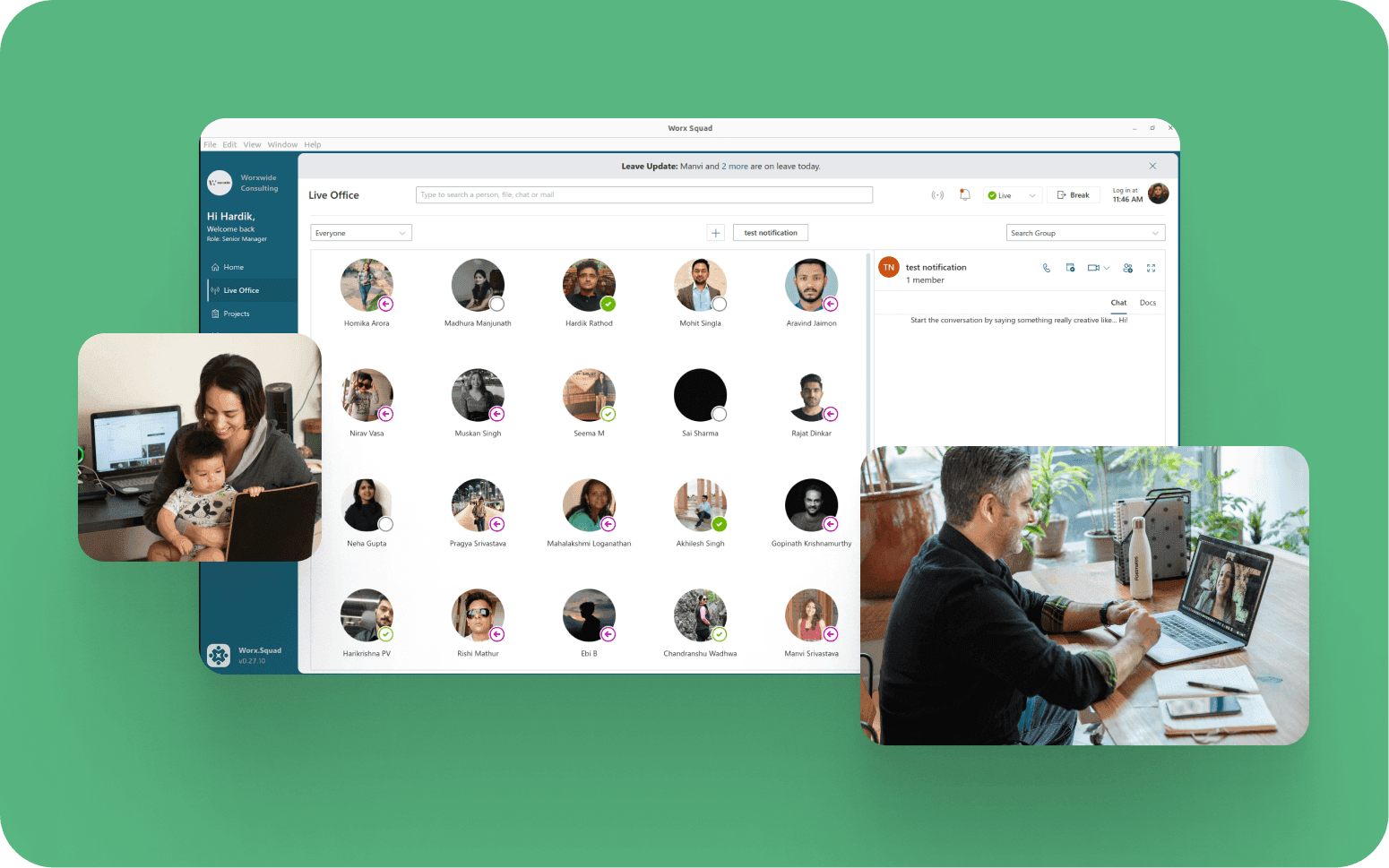Hybrid Remote Working Platform