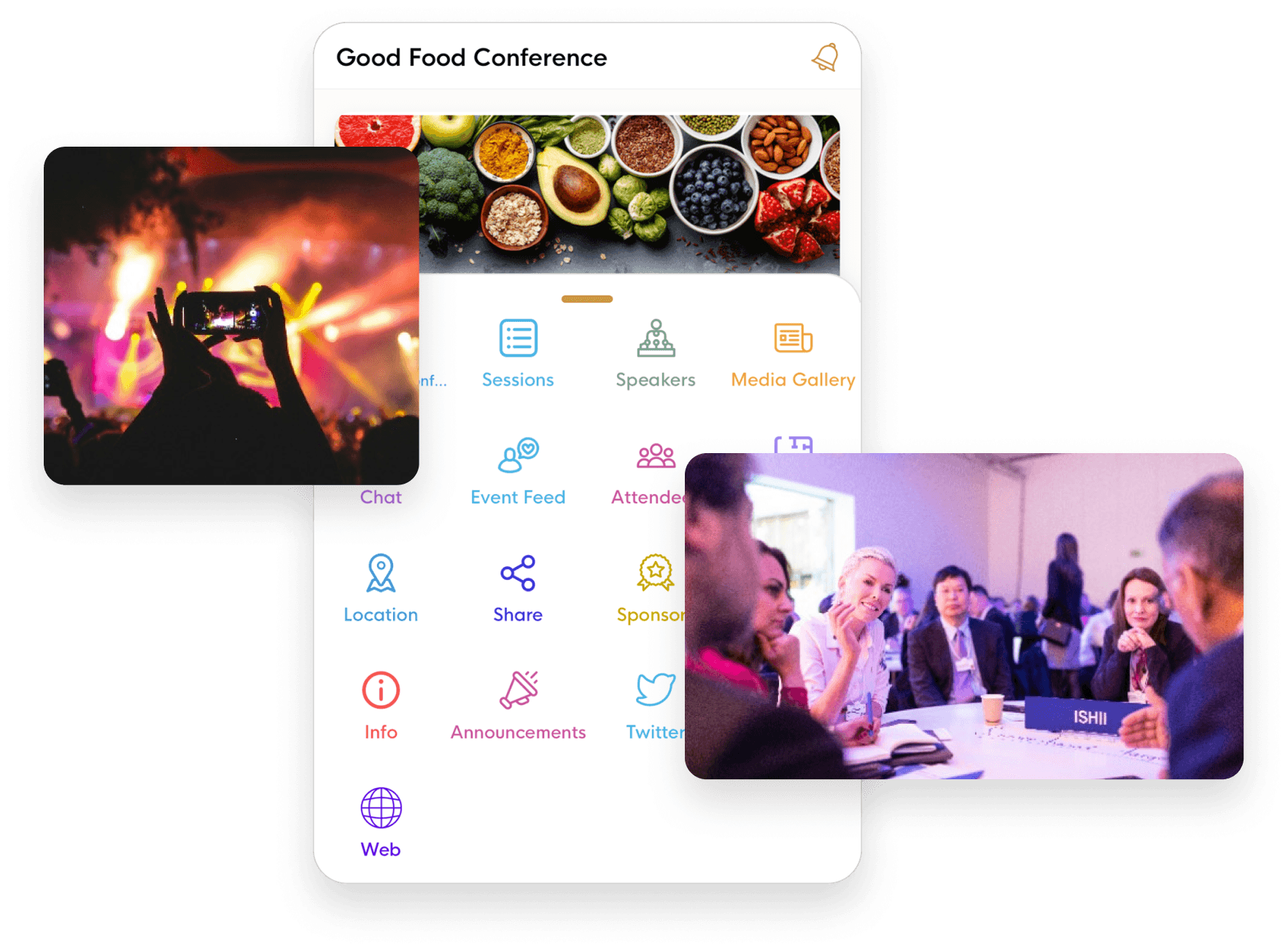 Mobile app for events, membership clubs, and communities