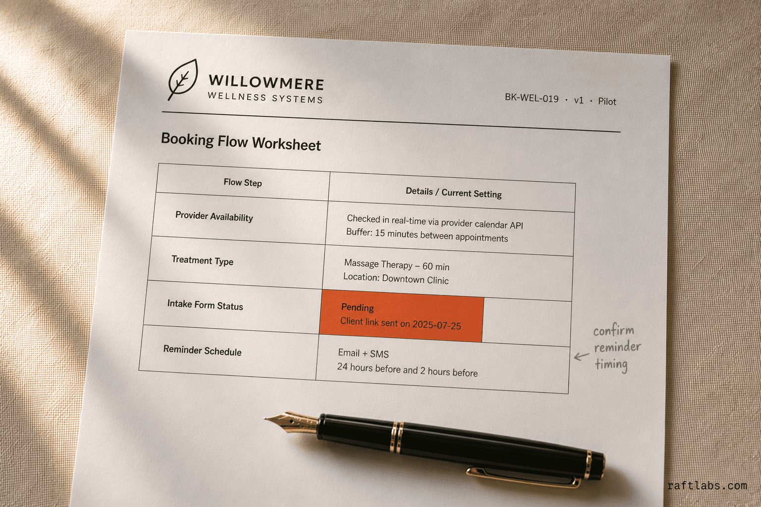 Wellness Booking and Appointment Platform Development