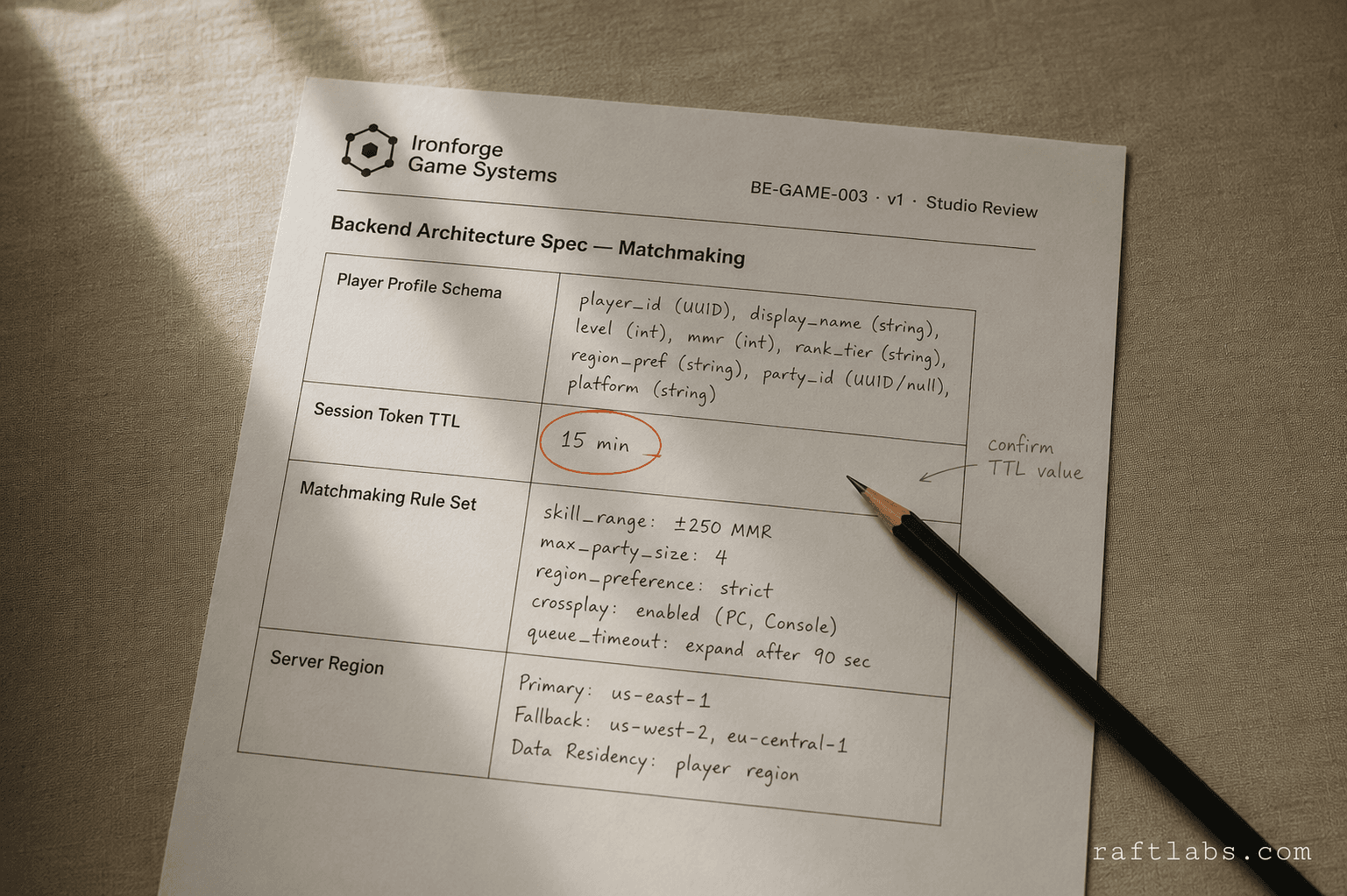 Game Backend Development