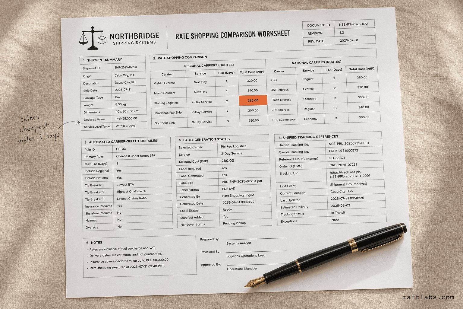 Multi-Carrier Shipping Software Development
