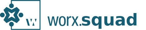 logo of Hybrid Remote Working App, Worx Squad