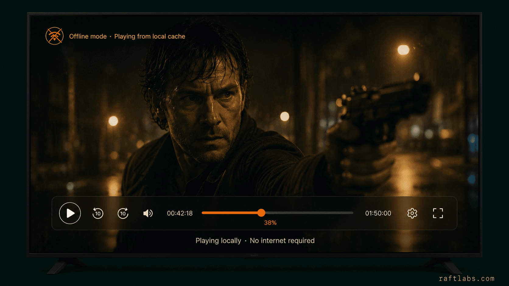 Offline playback capability