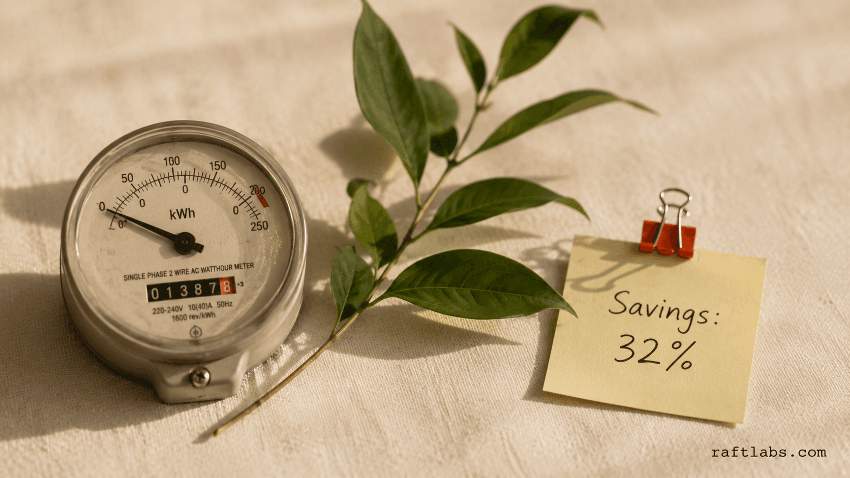 Energy savings with AI agents