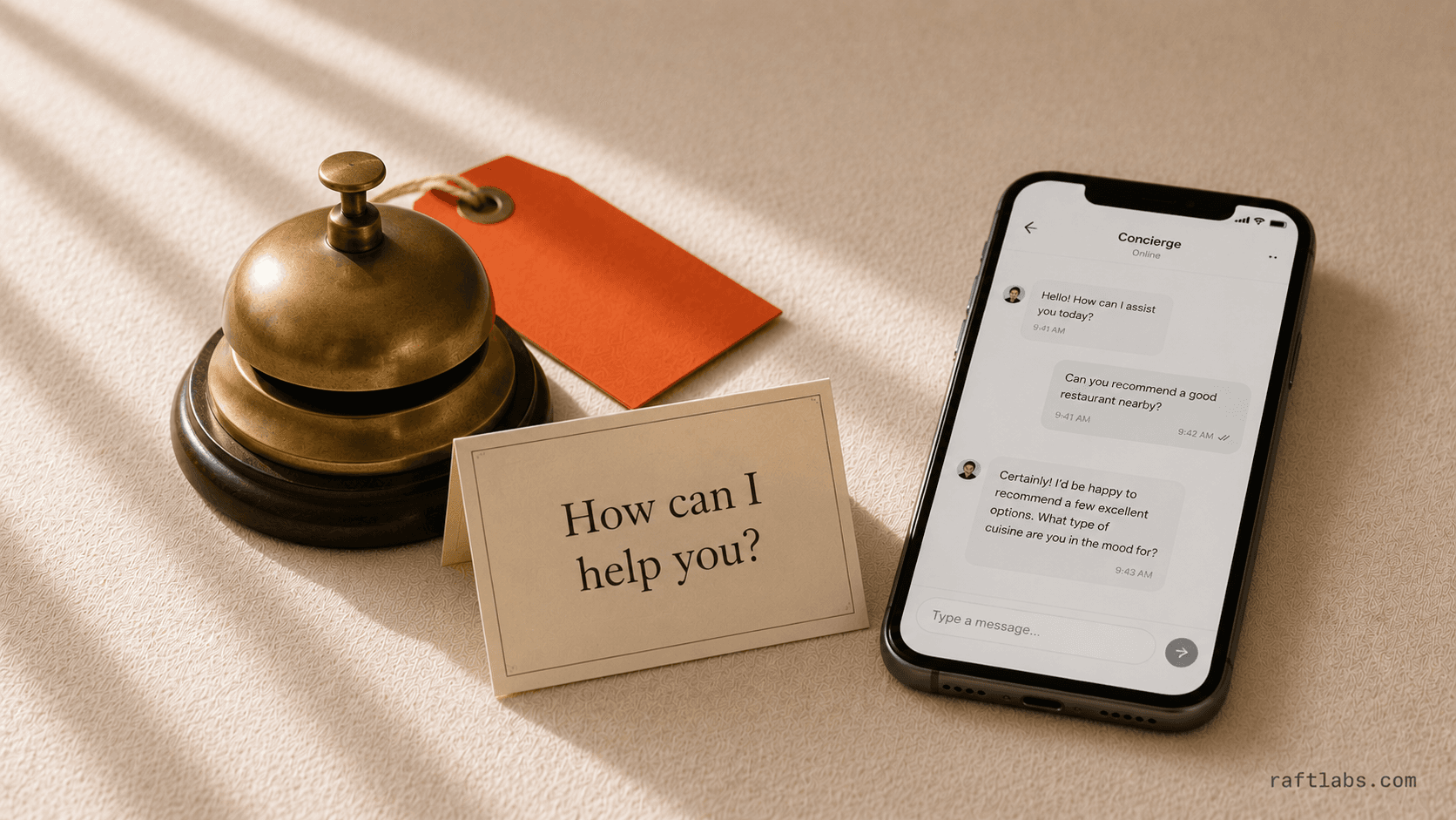 Chatbot improving guest experience