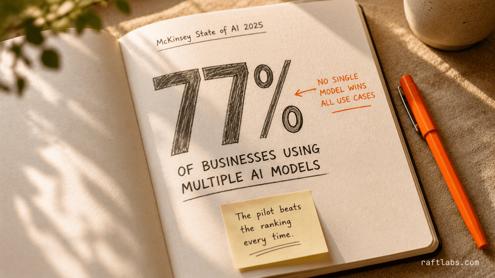 77% of businesses use multiple AI models - no single model wins all use cases