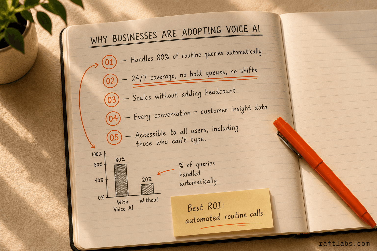 5 benefits of voice AI agents: smoother UX, cost savings, accessibility, insights, 24/7 availability