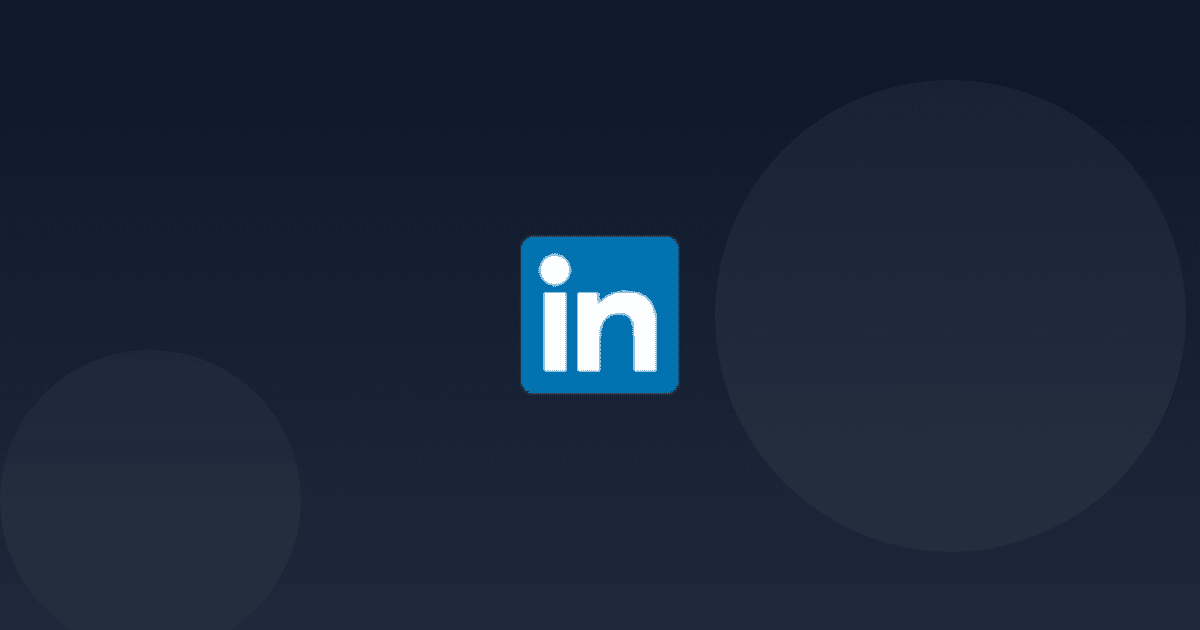 Professional networking app interface on a laptop screen