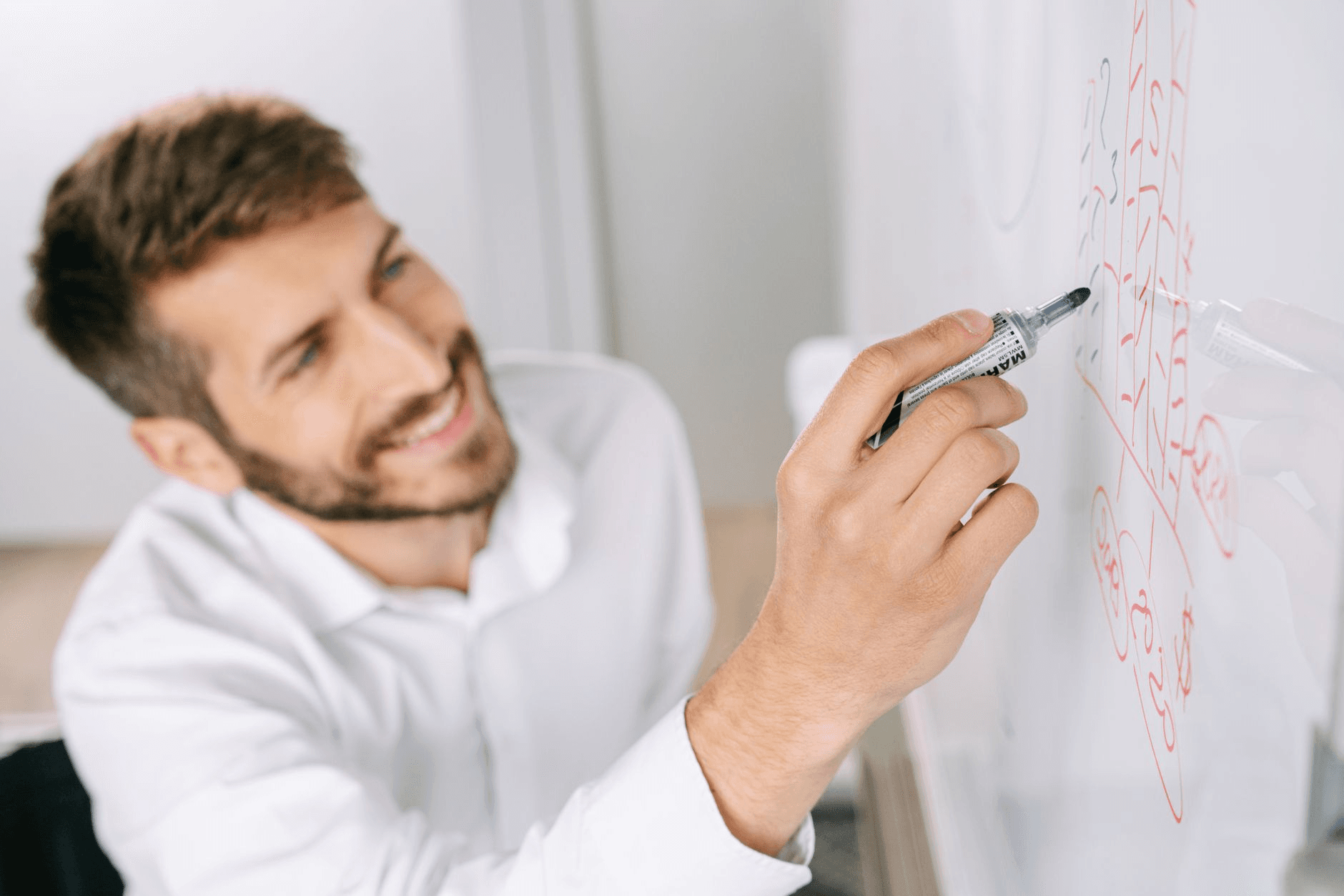 product manager reviewing CRM architecture diagram for custom Salesforce alternative