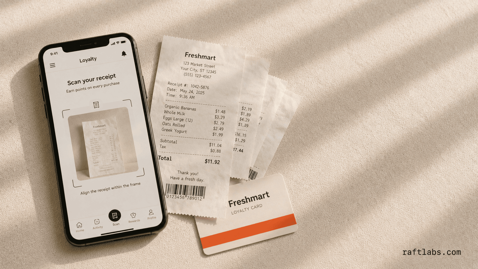 Features Of A Receipt Scanning Loyalty App
