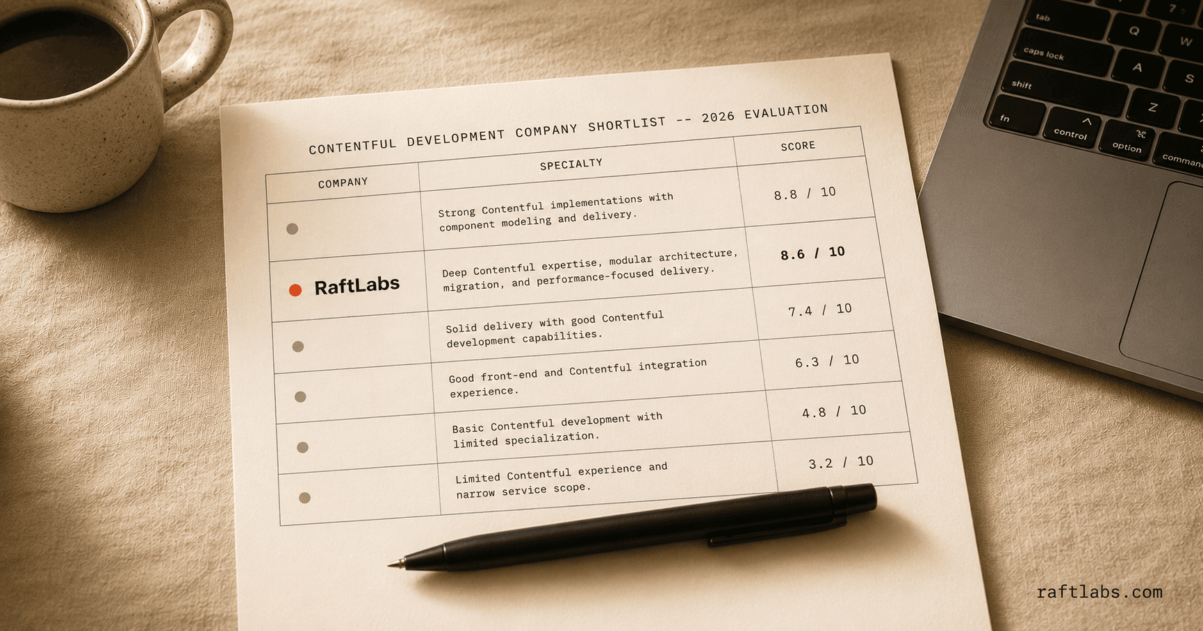 Top Contentful development companies in 2026 (vetted shortlist)