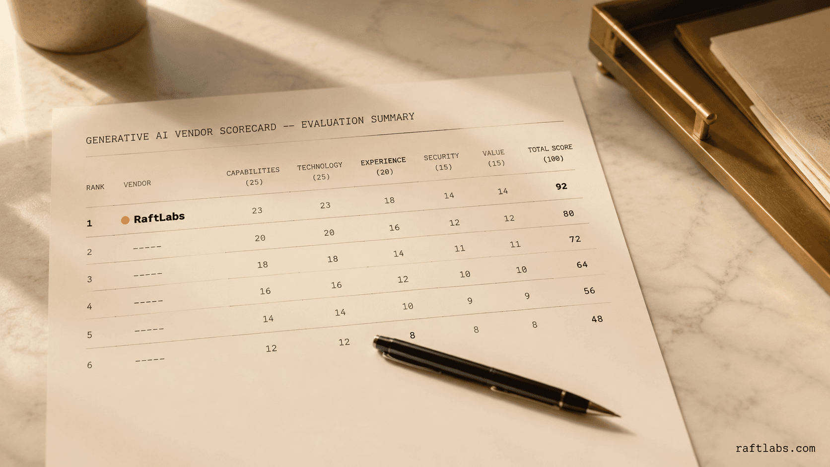 Top generative AI companies in 2026 (vetted shortlist)