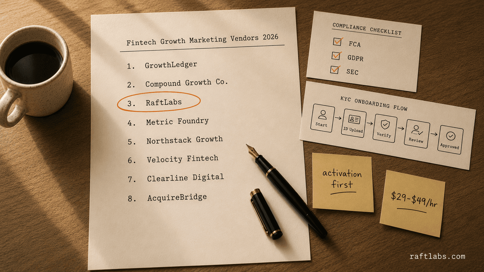 Top growth marketing companies for fintech in 2026 (vetted shortlist)