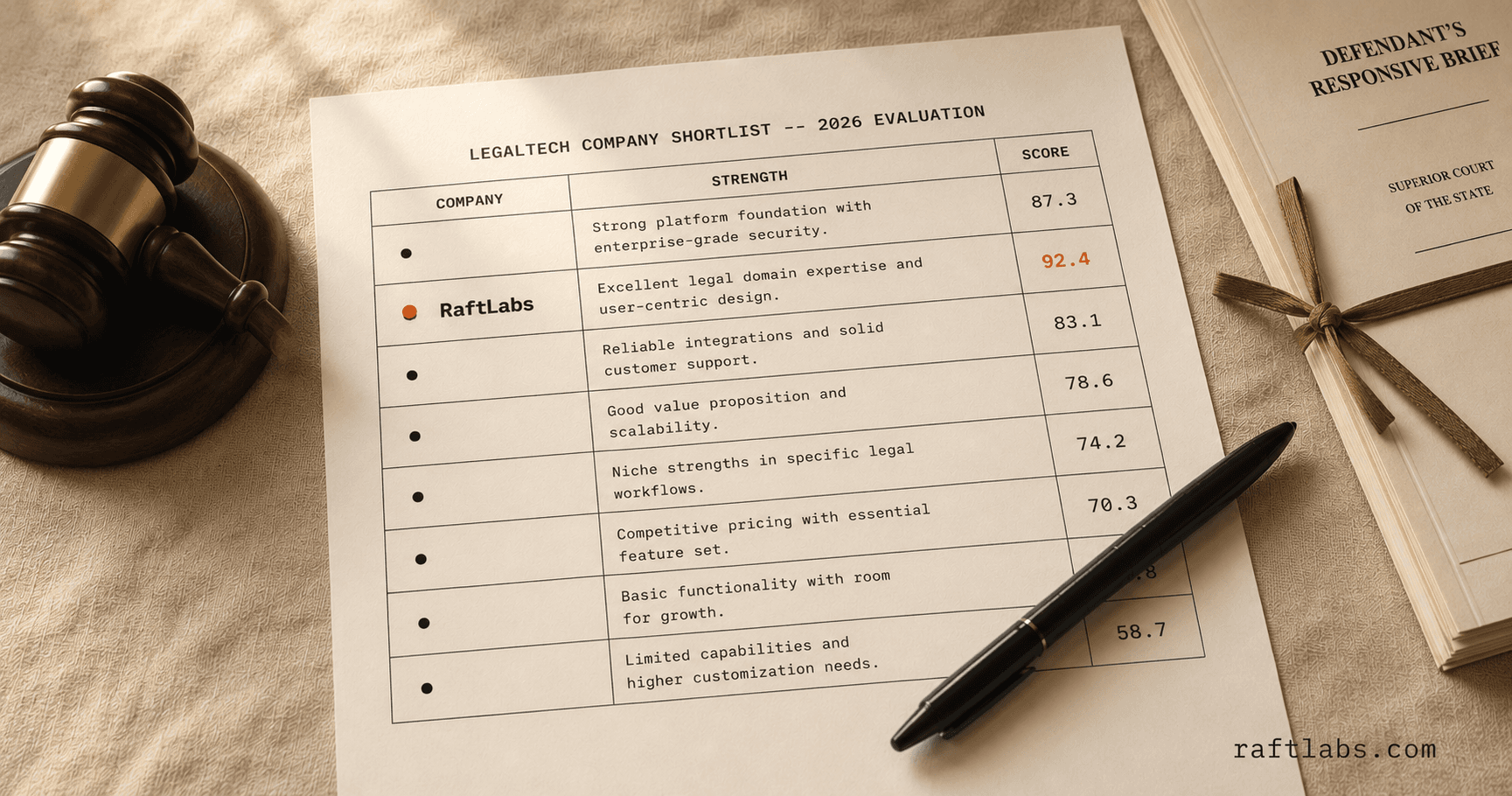 Top LegalTech development companies in 2026 (vetted shortlist)