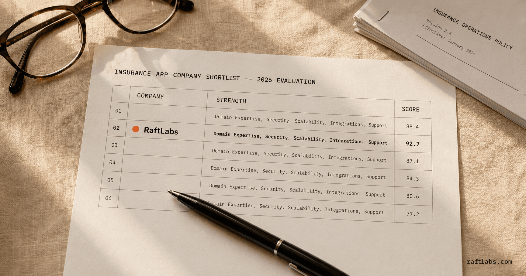 Top mobile app development companies for insurance in 2026 (vetted shortlist)