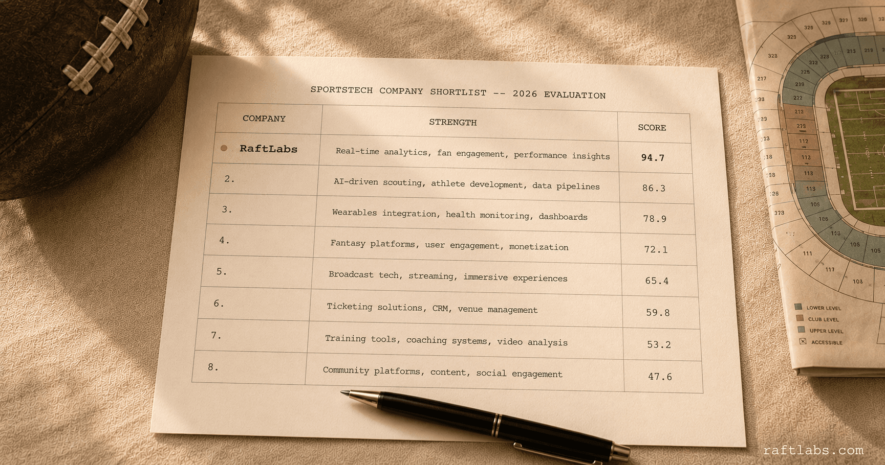 Top SportsTech development companies in 2026 (vetted shortlist)