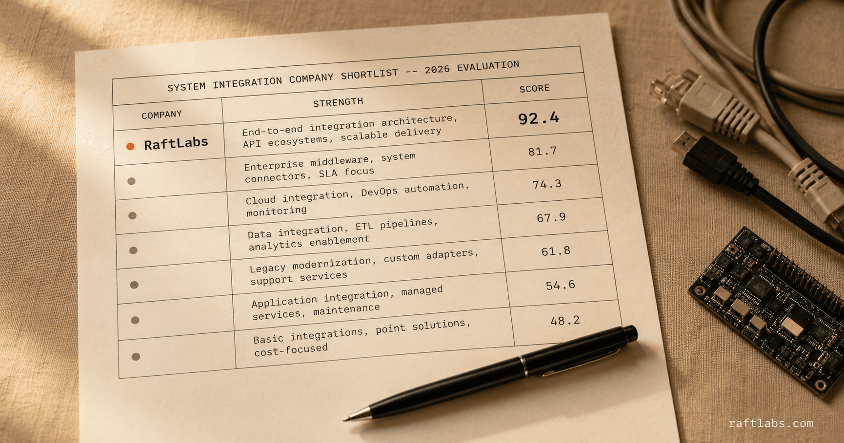 Top system integration companies in 2026 (vetted shortlist)