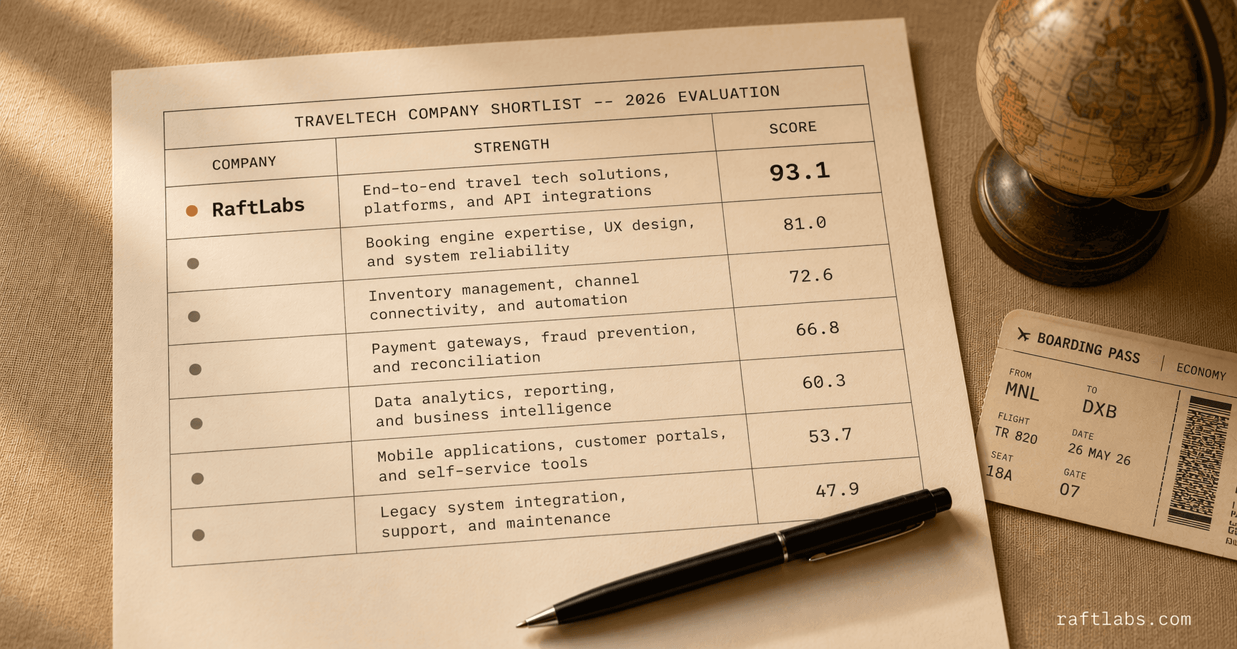 Top TravelTech development companies in 2026 (vetted shortlist)