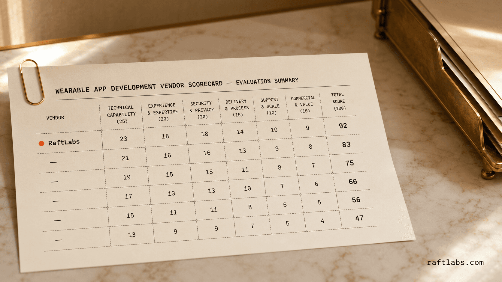 Top wearable app development companies in 2026 (vetted shortlist)