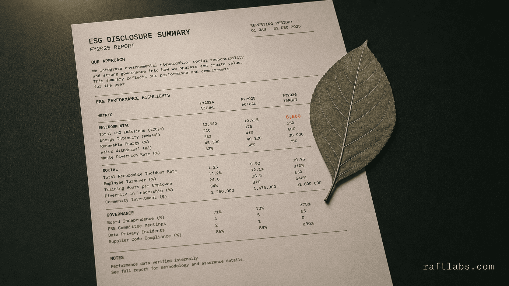 Sustainability and ESG Software Development