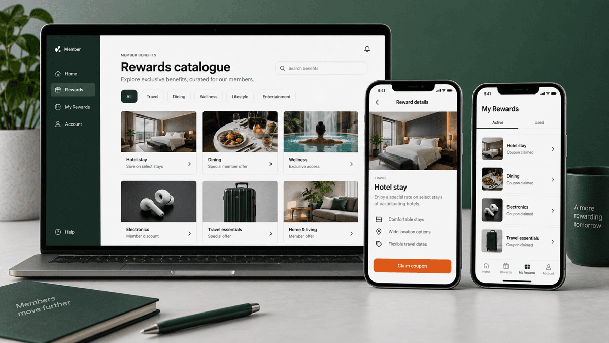 OOHPOD reward browsing and coupon-claim flow