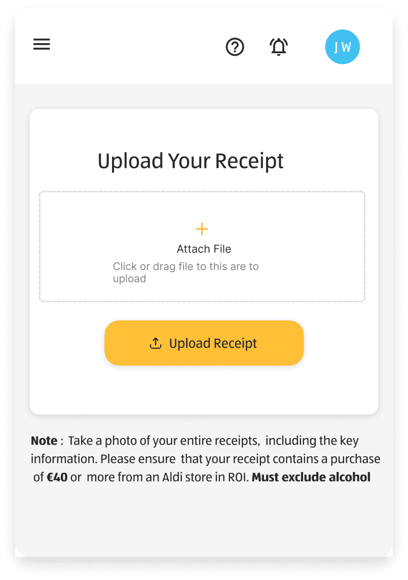 Receipt Upload