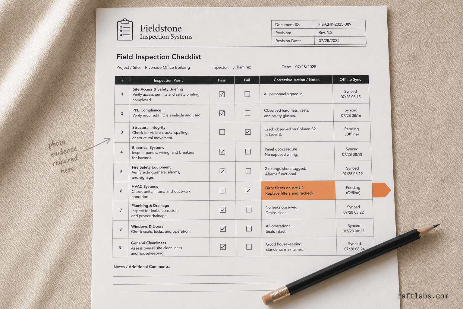 Inspection App Development