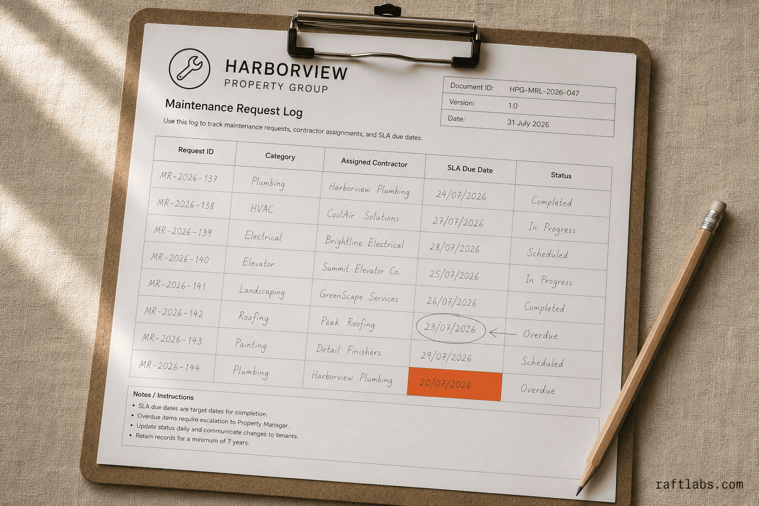 Property Maintenance Management Software Development
