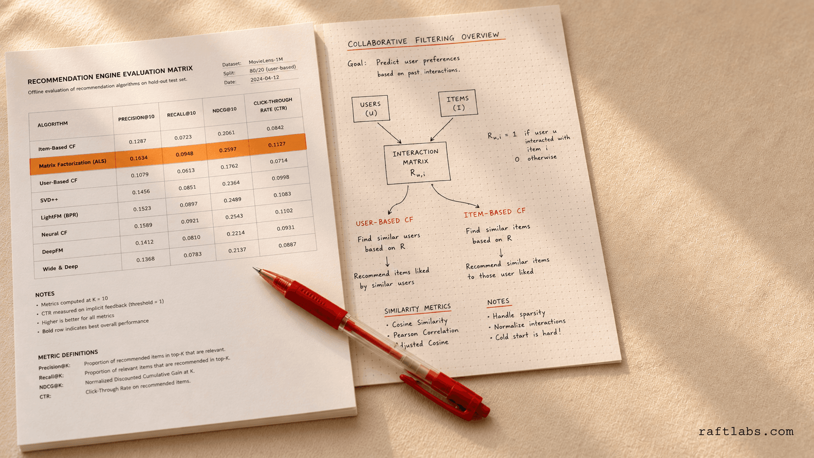 Recommendation System Development