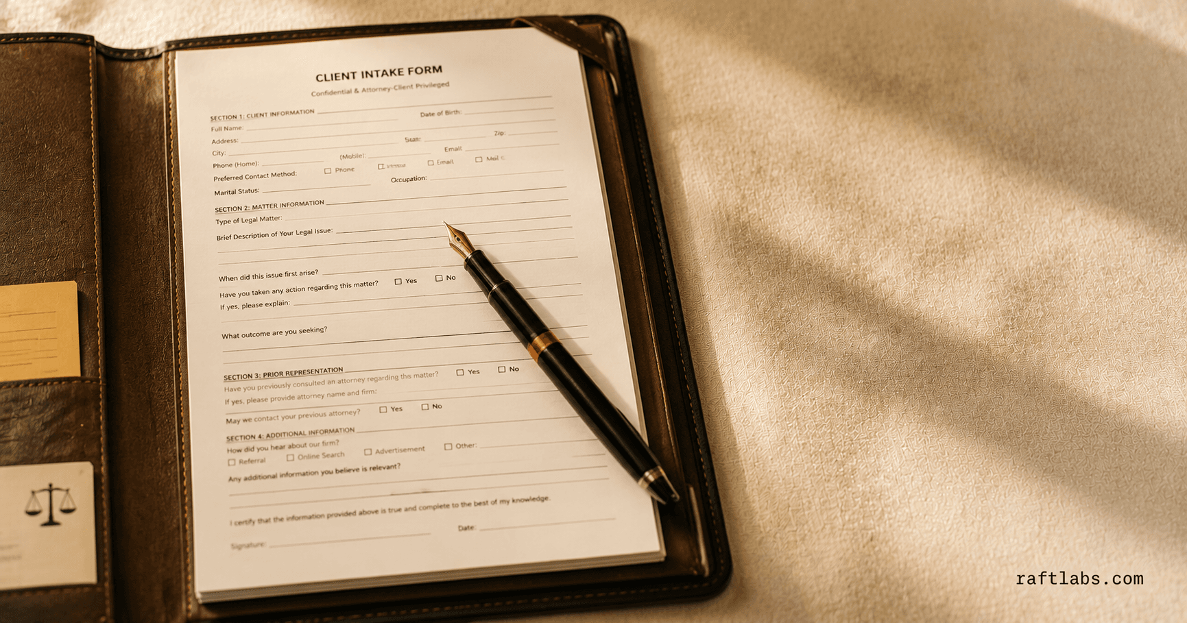 Law firm client intake: The $200K leak you're not tracking