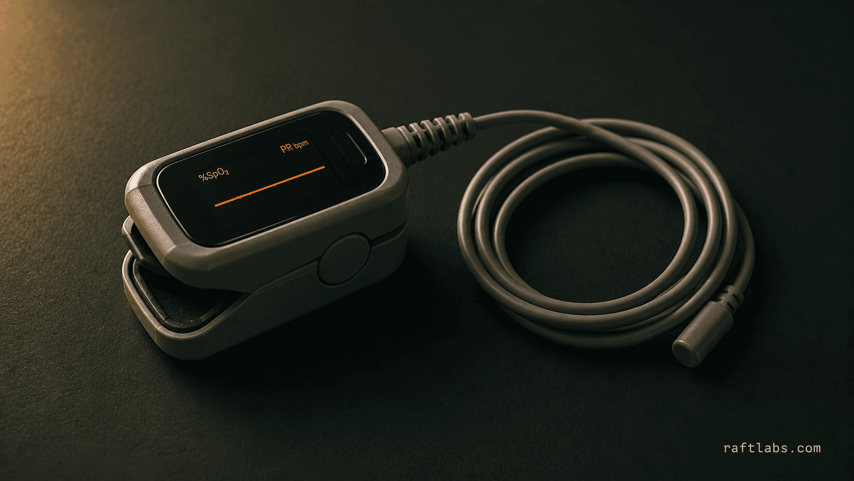 Remote patient monitoring devices and clinical dashboard showing vitals tracking