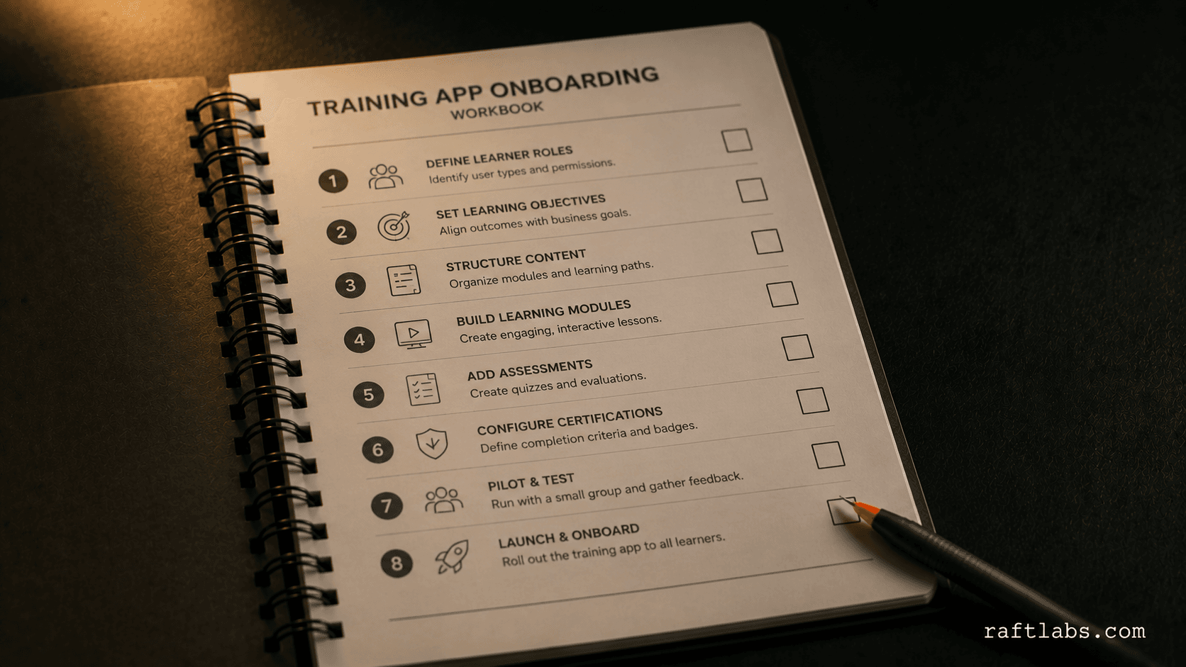 How to build an employee training app