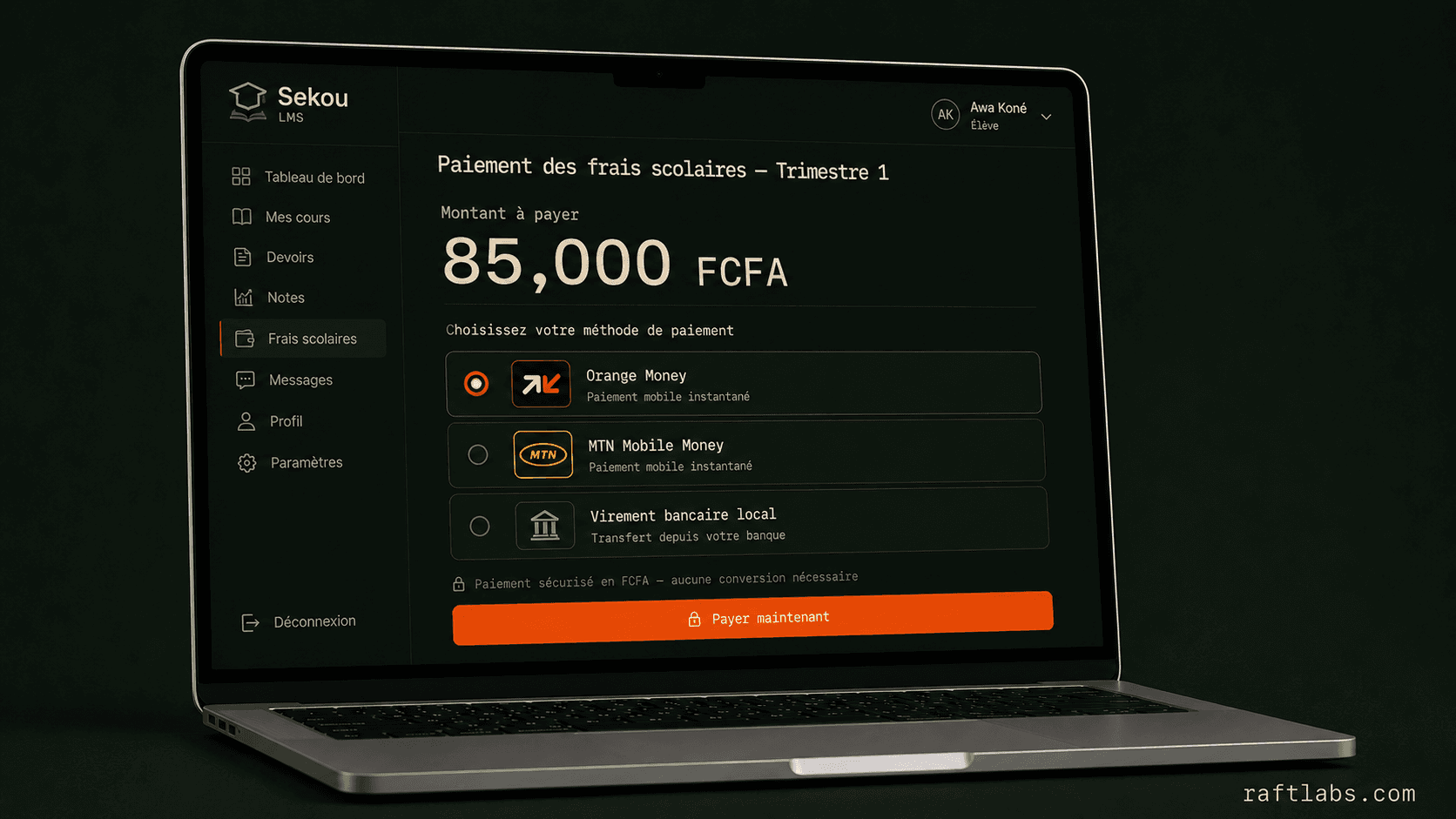 French-first school management platform