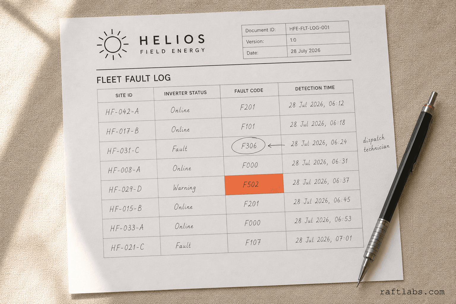 Solar Monitoring Software Development