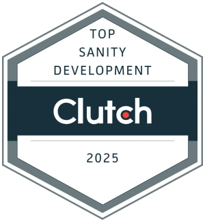 Award for Top Sanity Development 2025 from Clutch